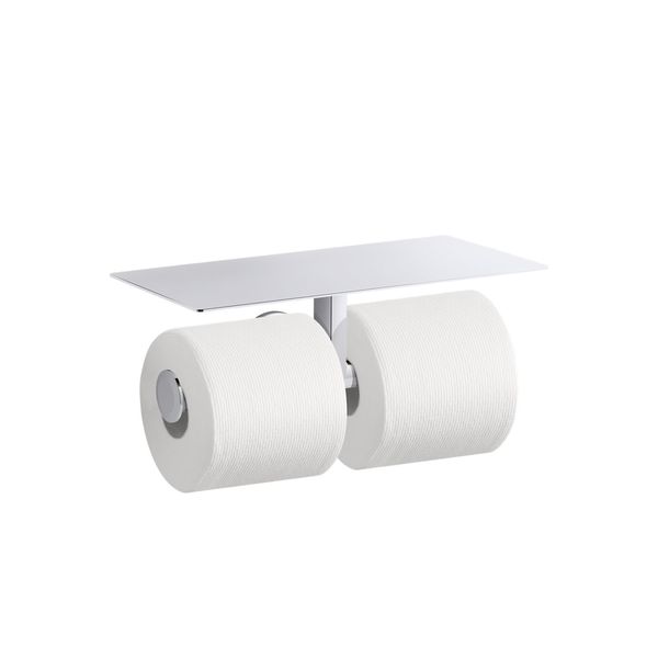 Kohler Components Covered Double Toilet Paper Holder 78384-CP